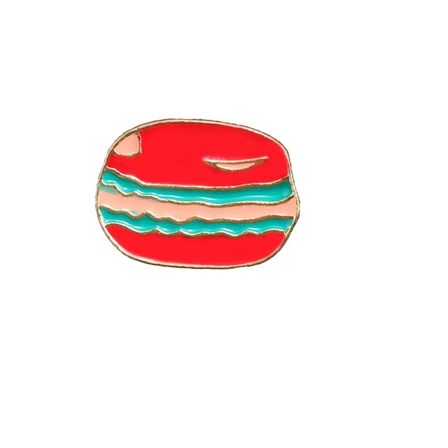 13 Style Snack Brooch Burger Pizza Chicken Drinks Coffee Popcorn French Fries Hot Dog Enamel Pins Food Brooche For Women Jewelry