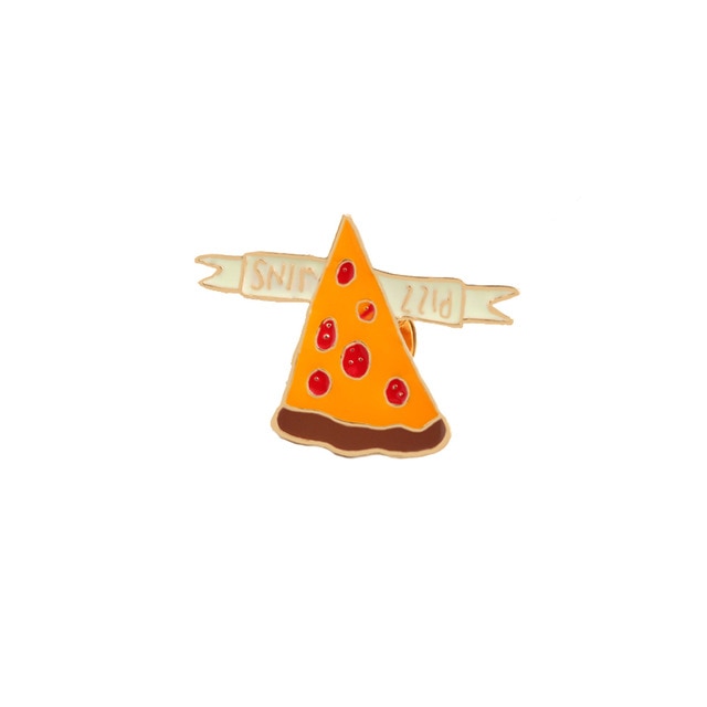 13 Style Snack Brooch Burger Pizza Chicken Drinks Coffee Popcorn French Fries Hot Dog Enamel Pins Food Brooche For Women Jewelry